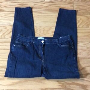 12 Oltre Dark Blue Paris Skinny Jeans